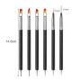 YPYMOD 6 Pcs Pinceau Nail Art Ongles, 6 Pcs Double Extrémité Nail Art Dotting Pen, Outils de Manucure pour Salon DIY à la Maison