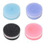 MUNZE Jouets Anti-Stress 4 Unités, Taba Squishy Noir Bleu Rose Violet, 3.8Cm Longueur 1Cm Hauteur