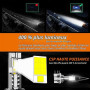 D-Lumina Ampoule LED H15 Canbus, 100W 10000LM 6500K, Puce CSP Super Lumineuse, Ampoules LED de Remplacement Halogènes, Système d