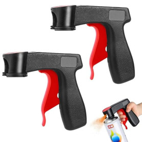 Support de Pulvérisation, Poignée D'Adaptateur De Peinture en Aérosol 2 Pièces, Pistolet Adaptateur Auto-Peinture, Pistolet De P