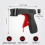 Support de Pulvérisation, Poignée D'Adaptateur De Peinture en Aérosol 2 Pièces, Pistolet Adaptateur Auto-Peinture, Pistolet De P