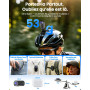 Veralyxa Caméra Sport, 4K Mini Camera Sport WiFi avec Carte 64 Go, Camera POV Caméra Portative étanche IP65, Action Cam – Autono
