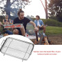 PIQIUQIU Panier de Barbecue en Acier Inoxydable Multifonction Grille de Barbecue Plateau de Cuisson pour Frites, Grillade (30x 2