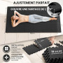 bemaxx Tapis de Fitness Protection de Sol Salle de Sport - Dalles en Mousse | EVA Caoutchouc sans BPA Matelas Puzzle Yoga Pilate