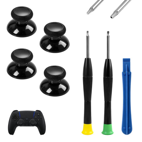 Réparation Joysticks Analogiques, Kit pour Manettes Series X/S, One X/S, One Elite, 4 Thumbsticks + Tournevis T8/T6 + Outil de L
