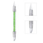 ZEOHBETY Lot de 5 stylos de sculpture pour nail art, outils à double pointe en silicone pour résine, pinceaux en silicone, stylo