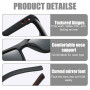 ZXTGBQ 3 Pièces Lunette de Soleil, Lunettes de Soleil Homme Polarisées, Cadres Vintage, Classiques, éLéGants, Objectifs Haute Dé