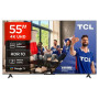 TCL 55V6C LED Direct Smart TV 55", HDR 4K, avec Technologie Google TV (Dolby Audio, Motion Clarity, Compatible avec Google Assis