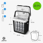 peme Glaciere Electrique Voiture Frigo 22,9L Mobile 230V 12V Mobile | Auto Camping Car , Portable Petit , Camion Boîte , Refroid