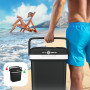 peme Glaciere Electrique Voiture Frigo 22,9L Mobile 230V 12V Mobile | Auto Camping Car , Portable Petit , Camion Boîte , Refroid