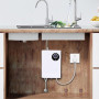 Chauffe-eau instantané électrique à écran tactile et à la demande sous évier pour cuisine appartement salle de bain (Plug UE 220