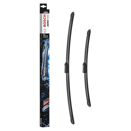 Bosch Balais d'Essuie–Glace Plats Aerotwin A863S, Longueur: 650mm/450mm – 1 Paire de Balais avant