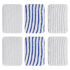 GIONAR 6pcs Lingettes Clean and Steam pour Rowenta Clean & Steam ZR005801/ZR005804/ZR850002/RY7/RY8 Série, Serpillère Microfibre