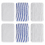 GIONAR 6pcs Lingettes Clean and Steam pour Rowenta Clean & Steam ZR005801/ZR005804/ZR850002/RY7/RY8 Série, Serpillère Microfibre