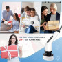 FYDEE Brosse de Nettoyage Électrique, 3000mAh, 7 Têtes, IPX7, Salle de Bain | Brosse Rotative sans Fil avec Autonomie 100 Min, I
