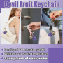Teegxddy 1 psc Fruit du Démon Pendentif Clé Fruit du Démon Pièce O Devil Cadeau idéal pour les fans Porte Clef Porte Clef Pièce 