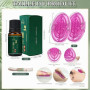 Brosse Méridienne,2Pièces Brosse Massage,Huiles Essentielles,Ruban Mesurer | Peigne de Relaxation Complet du CorpsUtilisé pour M