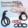 Anneaux de Pénis Triangle pour Homme Couples, Mecofy Silicone Anneaux Péniens Jouets Pour Améliorer les Performances Sexuelles,