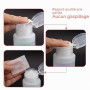 FITDON 4 Pièces Flacon pompe distributeur vide pour acétone, alcool, dissolvant de vernis à ongles et démaquillant