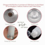 FITDON 4 Pièces Flacon pompe distributeur vide pour acétone, alcool, dissolvant de vernis à ongles et démaquillant