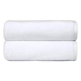 Amazon Basics Lot de 2 Serviettes de bain 100 % coton, 70 x 140 cm | draps de douche
