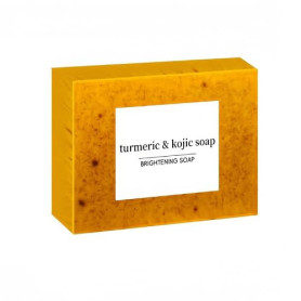 LOPHE Savon au Curcuma et à l'Acide Kojique Éclaircissant Intense - Hydratation Profonde pour le Corps et le Visage - Unifier le