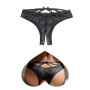 ohmydear String Femme Sexy Chic Ouverte Dentelle Grandes Tailles | Tanga culotte transparent, lingerie élégante, panties tendanc