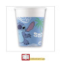 Kit Vaisselle de Fête Disney Stitch & Angel pour 24 Personnes (88 pcs: 24 Assiettes Ø23cm, 24 Assiettes Ø20cm, 24 gobelets 200ml