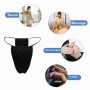 FUIPVGI 30 Pièces Slips Jetables pour Femme, Culotte Jetable Slip Femme Strings, Non Tissés String T Jetable Culottes Bikini