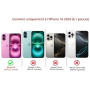 NITITOP Magnétique Coque pour iPhone 16 Fleur de Lys, Rose | avec Motif Floral et Papillon, pour Femme Fille, Compatible avec Ma