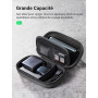 UGREEN Sac Rangement Accessoires Électroniques Pochette Câble Étanche | Organisateur pour Clé USB Chargeur Disque Dur Batterie E
