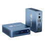 BMAX B1Plus Mini PC Win 11, Intel Celeron J3355(jusqu'à 2,5 GHz) 6 Go LPDDR3 RAM 128 Go eMMC SSD, Mini Ordinateur de Bureau Doub