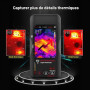 BSIDE SH9 Multimètre Caméra Thermique à Double Fusion Lumineuse Imageur Thermique IR 428X320 avec Objectif Macro Multimètre Grap