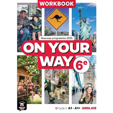 On your way 6eme - Cahier d'activités