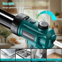 Pistolet à Cartouche Électrique sans Fil avec 1 x 2000 mAh Batterie, Pistolet Silicone Électrique de 300 ml, Lumière LED, Vitess
