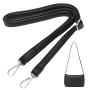 GXGM Bandoulière en Cuir Réglable, Sangle pour Sac, Noire pour Femme DIY, Bandoulières de Porte-Monnaie