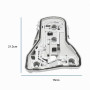 ZEALfix Support de Lampe pour Polo 4 Porte Ampoule de Feu Arrière Gauche 6Q6945257F Platine Feux Arrière Polo 4
