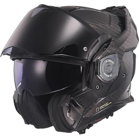 LS2, Casque modulable Moto ADVANT X Carbon Gloss Carbon