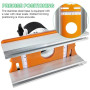 Support de Fixation de Fente 2 en 1 pour Routeur de Travail du Bois, Defonceuse a Bois Affleureuse, Fraiseuse Panier de Fraisage