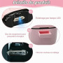3-en-1 Coupe Ongles Électrique USB LED Rechargeable, 3 Vitesses Sûr Rose | 3 Vitesses, LED Intégrée, Recharge USB-C, Coupe Ongle
