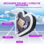 GCZCC Lumière D'ambiance LED Néon sans Fil en Forme de Cœur à énergie Solaire pour Fenêtre de Voiture Accessoires de Décoration