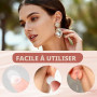 Lot de 500 Patchs de Support pour Lobes d'Oreilles, Transparents et Patchs Autocollants pour Oreilles Tombantes, Patches pour Bo