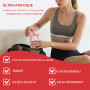 Miyonsin Entraîneur de respiration pour abdominaux – Outil d'exercice abdominal, 5 niveaux de résistance pour renforcer le noyau