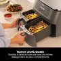 Ninja Air Fryer Dual Zone numérique, Friteuse à air 7,6L DZ300EU | 2 compartiments, 6-en-1, Friteuse sans huile, Croustillant ma