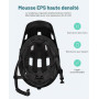 Favoto Casque VTT avec Visière Amovible, Casque de Vélo Homme, M/L | Double coque, boucle magnétique, passe-lunettes. Léger pour