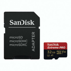 Carte Mémoire Micro SD avec Adaptateur SanDisk A1 Uhs-i U3 V30 32 GB (Reconditio 24,99 €