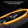 be quiet! Light Wings 140mm PWM Reverse Black ventilateur, 7 pales inversées, pour une admission d'air latérale ou par le bas, A
