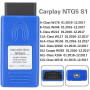ANBOO Outil d'activation OBD2 pour NTG5S1 A B E SL CLA GLA GLE CLS Series 2016-2017 CarPlay Android Fault Diagnostic Tool Scanne