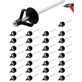 YIPFEN Rivets Pop Noirs 30 Pièces 4.8x25mm, pour Plaque Immatriculation & Fixation Universelle, Aluminium Robuste pour Auto, Mot