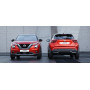 Tapis de Sol pour Nissan Juke II 2020 - sur Mesure antidérapante, Talonnette en Caoutchouc renforcé, Boutons de Fixation, Noir